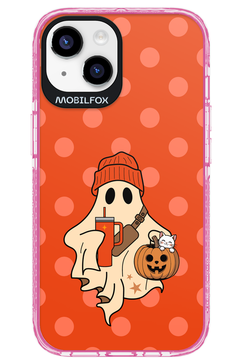 Ghost Girl (Orange) - Apple iPhone 14