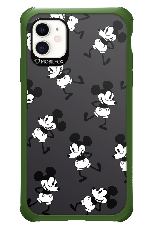 Iconic Mouse (antracite pattern) - Apple iPhone 11