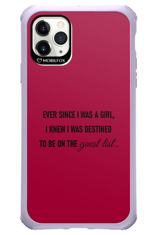 Guest List - Apple iPhone 11 Pro Max