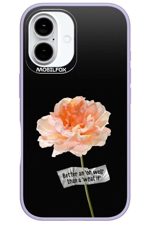 Flower Black - Apple iPhone 16