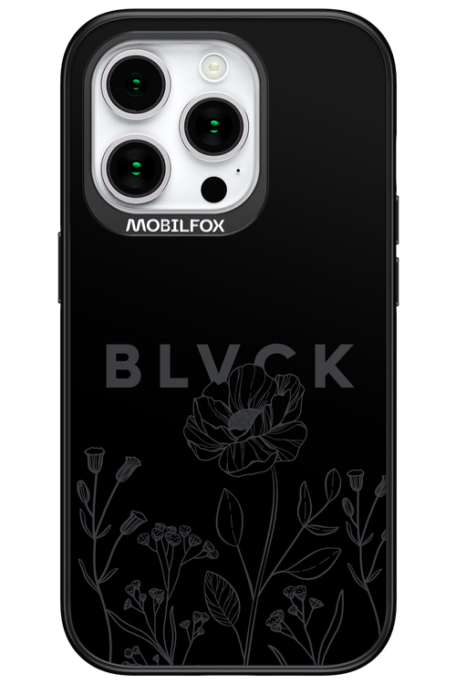 Black Flowers - Apple iPhone 15 Pro