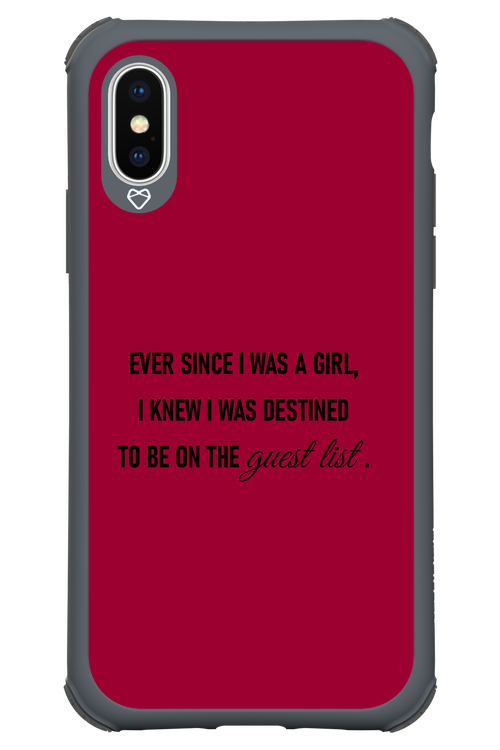 Guest List - Apple iPhone X