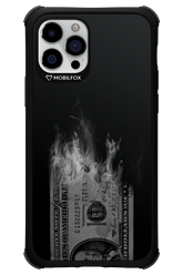 Money Burn B&W - Apple iPhone 12 Pro