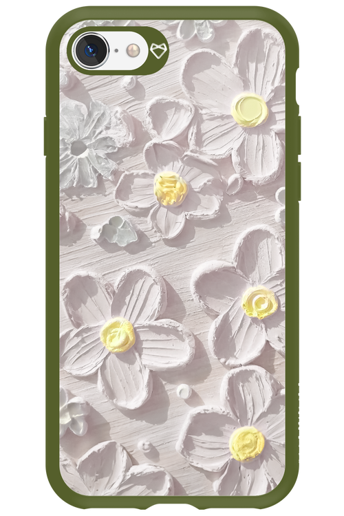 White Flowers 2.0 - Apple iPhone SE 2020