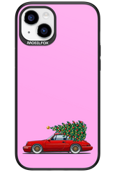 XMAS Car Pink - Apple iPhone 15 Plus