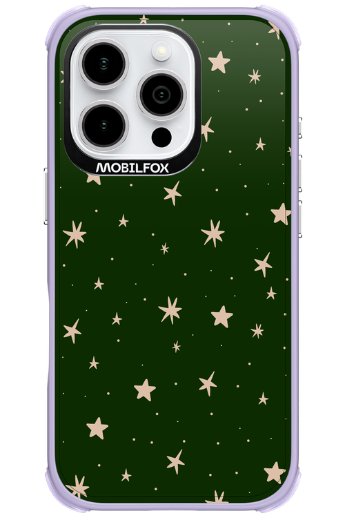 Forest Green Stars - Apple iPhone 16 Pro