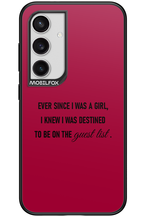 Guest List - Samsung Galaxy S24