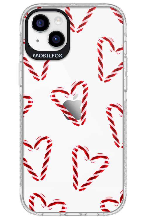 Candy Cane Hearts - Apple iPhone 14 Plus