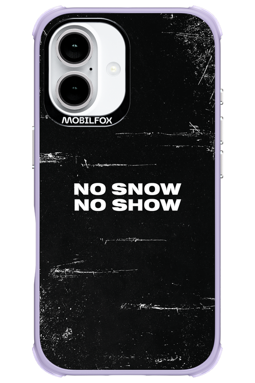 No snow, no show - Apple iPhone 16