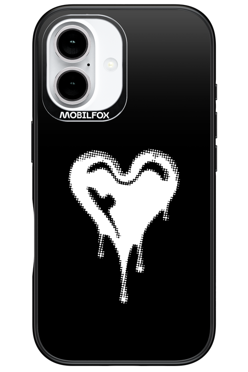 Heart Black - Apple iPhone 16