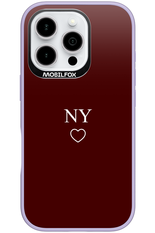 NY Burgundia 2.0 - Apple iPhone 16 Pro