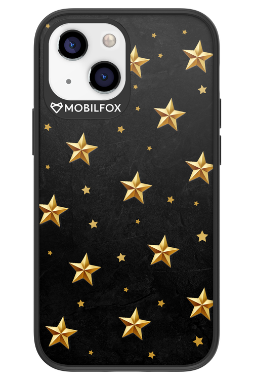 Golden Stars - Apple iPhone 13 Mini