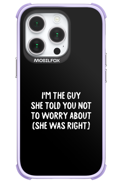 She was right 2.0 - Apple iPhone 14 Pro