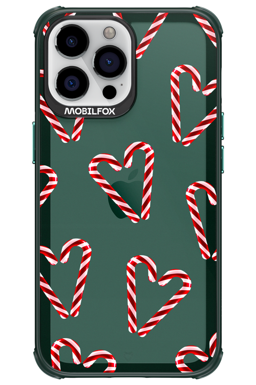 Candy Cane Hearts - Apple iPhone 13 Pro Max