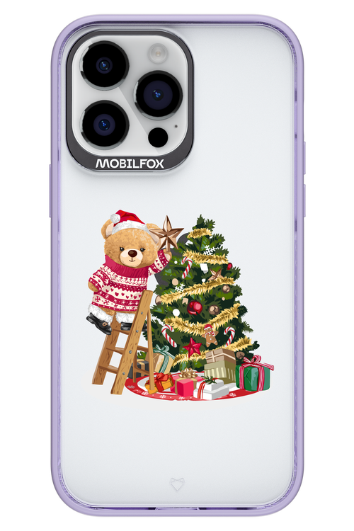 Christmas Bear (Transparent) - Apple iPhone 14 Pro Max