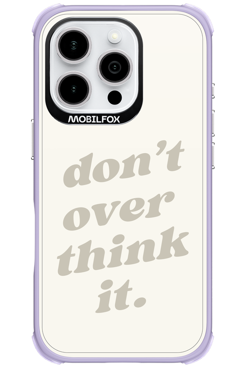 No OverThink - Apple iPhone 16 Pro