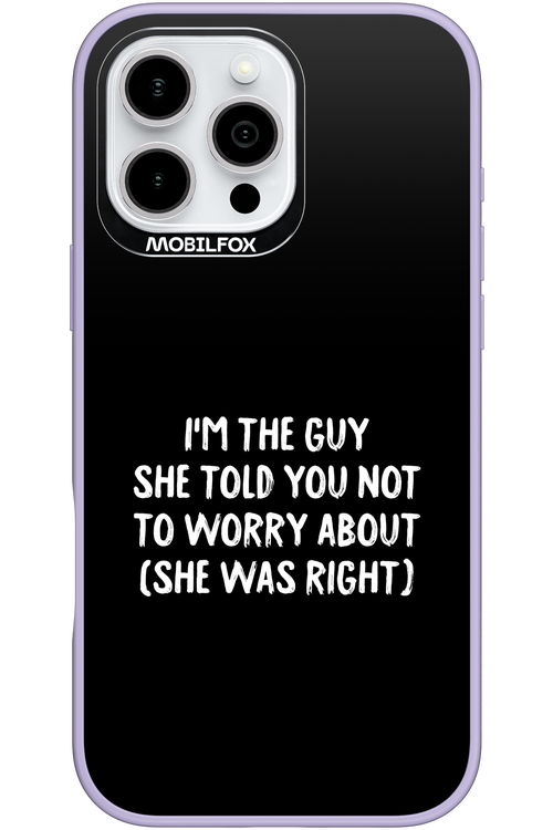 She was right 2.0 - Apple iPhone 16 Pro Max