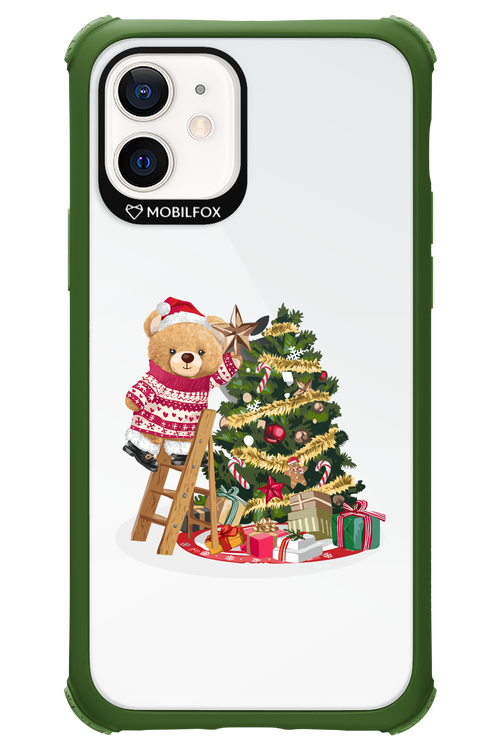 Christmas Bear (Transparent) - Apple iPhone 12