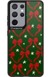 Bow & Stars (Green) - Samsung Galaxy S21 Ultra