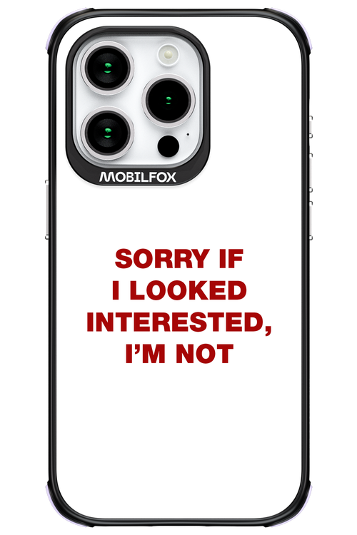 I'm not - Apple iPhone 15 Pro