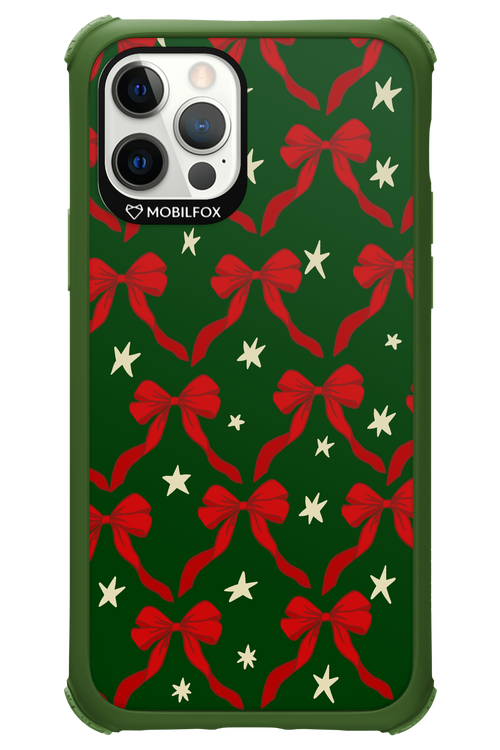 Bow & Stars (Green) - Apple iPhone 12 Pro