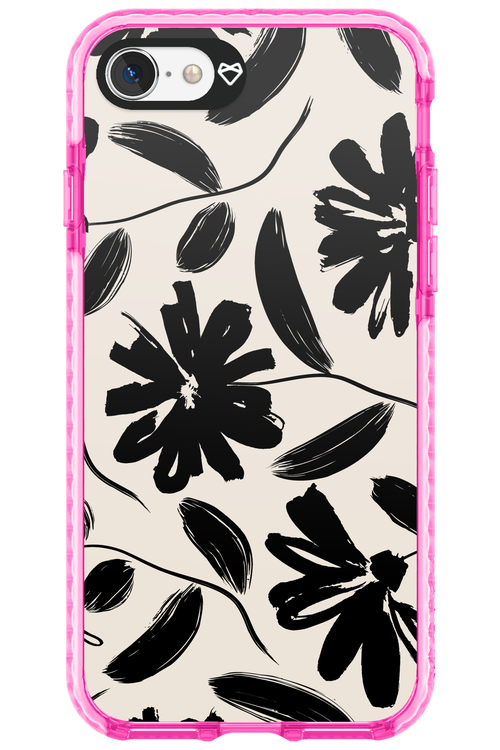 Monochrome Flowerss 2.0 - Apple iPhone 7