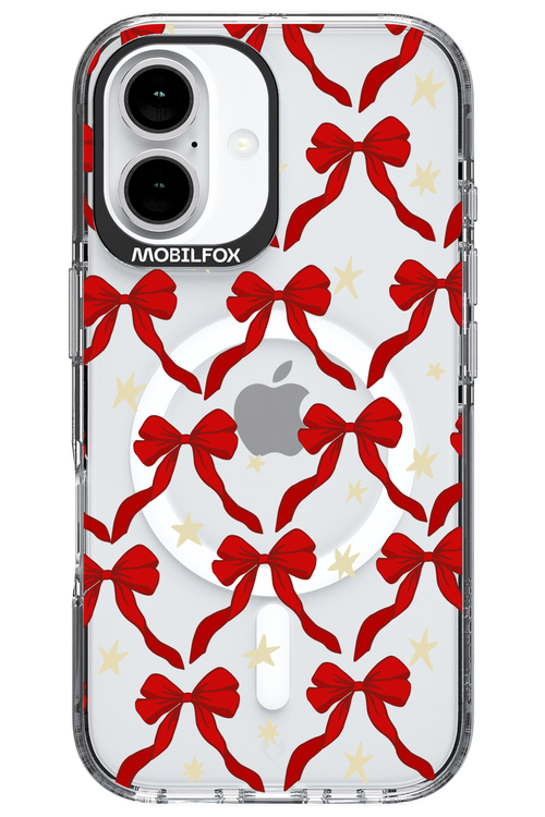 Bow & Stars (Transparent) - Apple iPhone 16