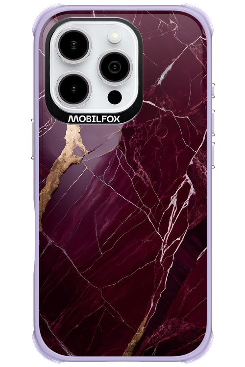 Burgundy Marble - Apple iPhone 16 Pro
