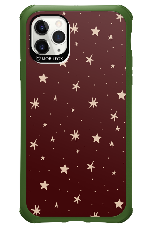 Burgundy Stars - Apple iPhone 11 Pro Max