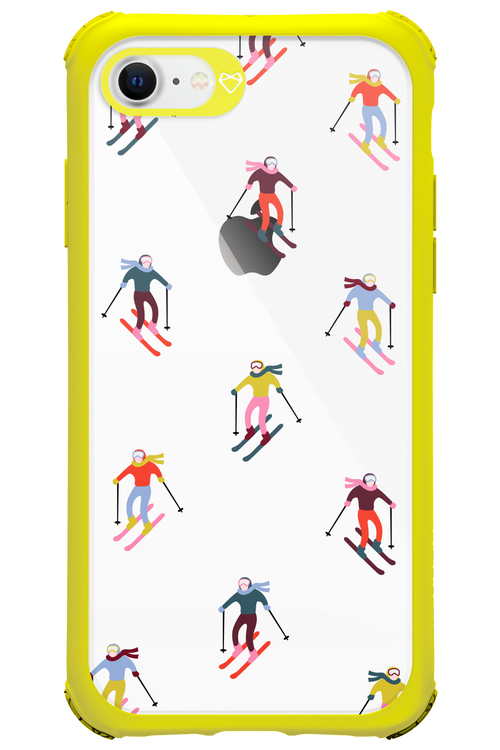 Snow Motion (Transparent) - Apple iPhone 8