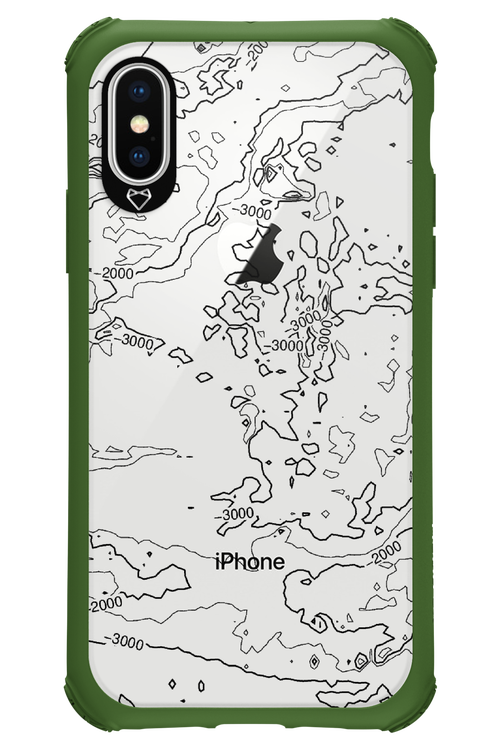 Contour Map 2.0 - Apple iPhone X