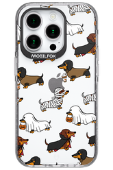 Scary Dachshund (Transparent) - Apple iPhone 15 Pro