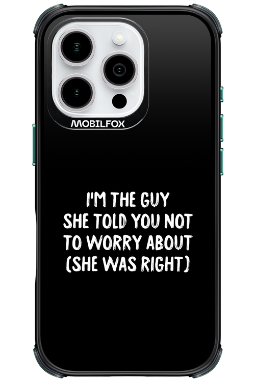 She was right 2.0 - Apple iPhone 16 Pro