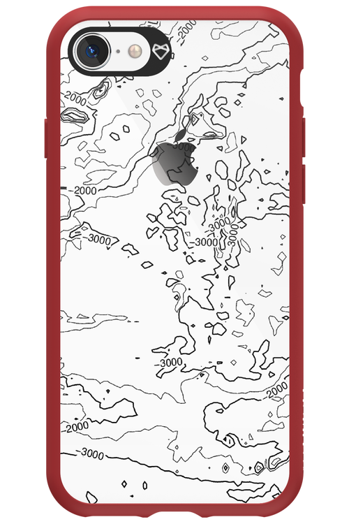Contour Map 2.0 - Apple iPhone 8