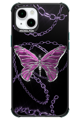 Butterfly Necklace - Apple iPhone 15 Plus