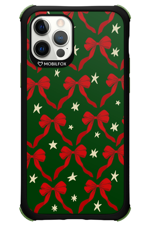 Bow & Stars (Green) - Apple iPhone 12 Pro