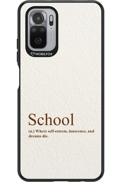 Schoool - Xiaomi Redmi Note 10