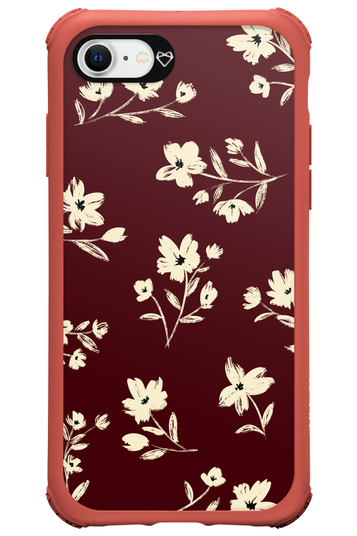 Bloom of Burgundy - Apple iPhone 8