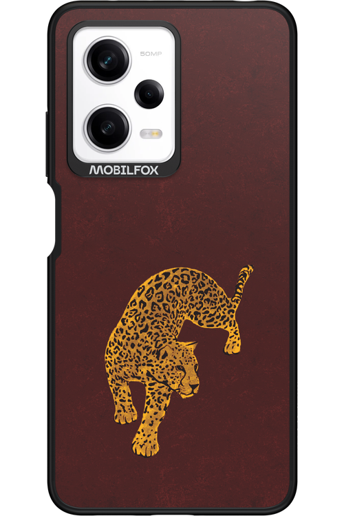 Burgundy Leopard - Xiaomi Redmi Note 12 Pro 5G