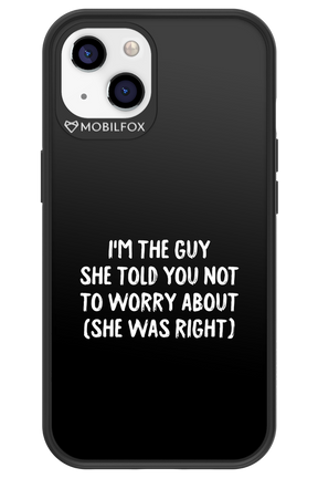 She was right 2.0 - Apple iPhone 13