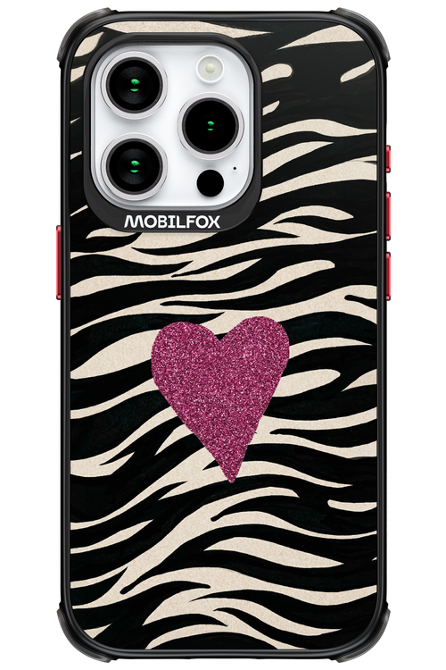 Zebra Heart 2.0 - Apple iPhone 15 Pro