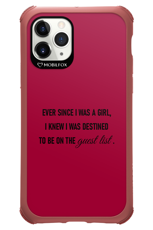 Guest List - Apple iPhone 11 Pro