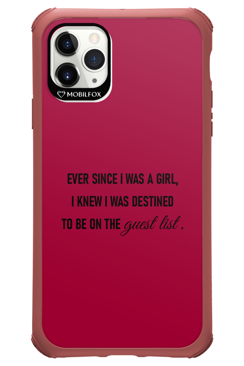 Guest List - Apple iPhone 11 Pro Max