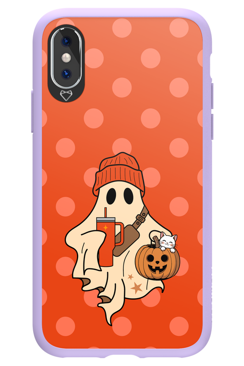 Ghost Girl (Orange) - Apple iPhone XS
