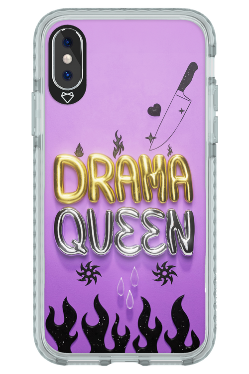 Drama Queen Purple - Apple iPhone X