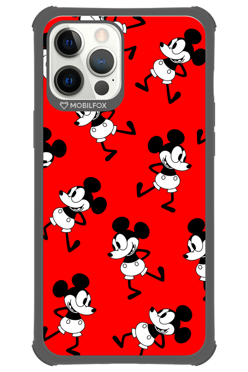 Iconic Mouse (red pattern) - Apple iPhone 12 Pro Max