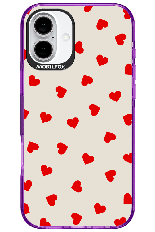 Sprinkle Heart - Apple iPhone 16 Plus