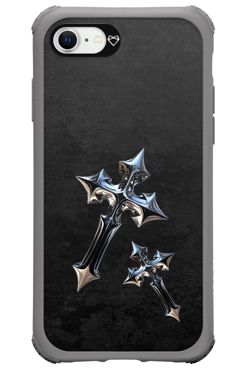 Chrome Crosses - Apple iPhone 8