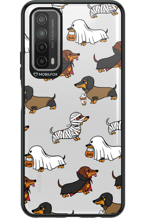 Scary Dachshund (Transparent) - Huawei P Smart 2021