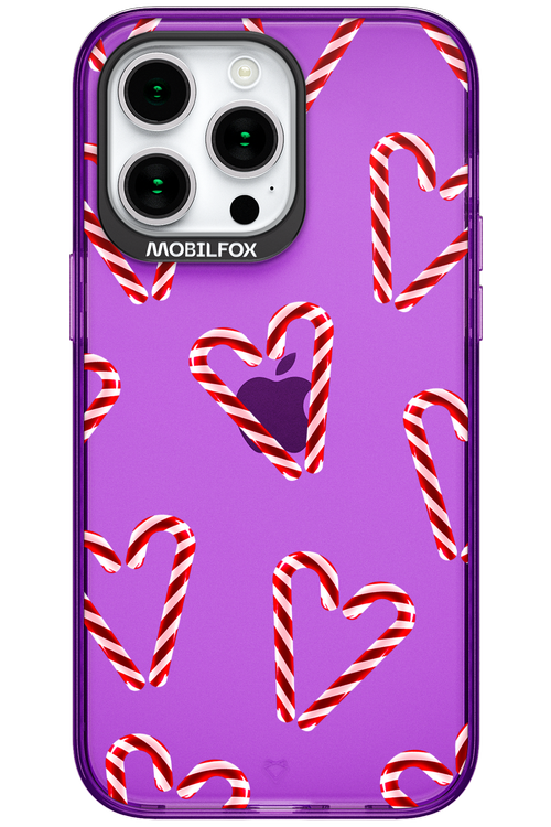 Candy Cane Hearts - Apple iPhone 15 Pro Max